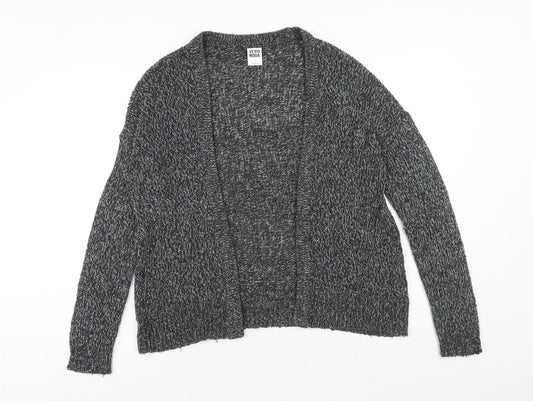 Vera Moda Womens Grey V-Neck Cotton Cardigan Jumper Size S