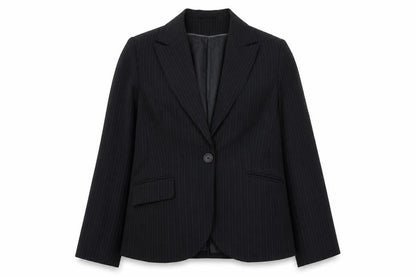 Atmosphere Womens Blue Striped Jacket Blazer Size 16 Button