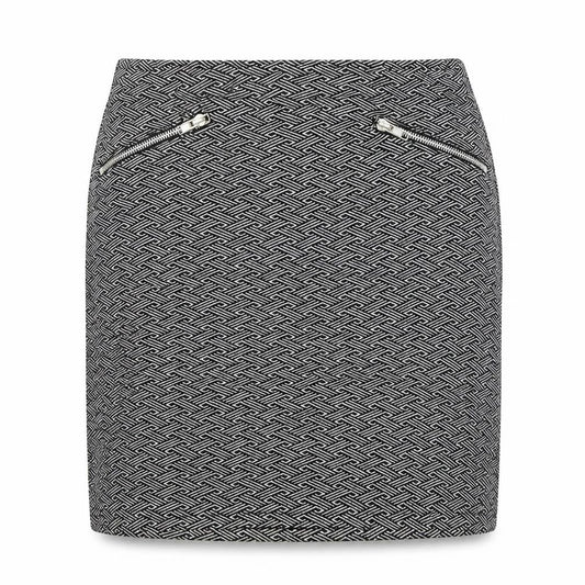 Atmosphere Womens Black Geometric Polyester Straight & Pencil Skirt Size 8
