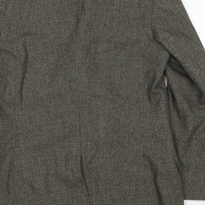 Parkington & Bowers Mens Grey Wool Jacket Suit Jacket Size 40 Regular