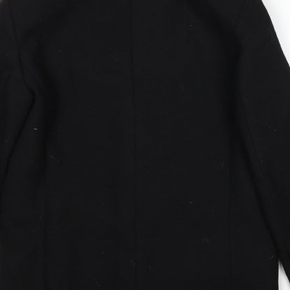 Mango Womens Black Jacket Blazer Size XS Button
