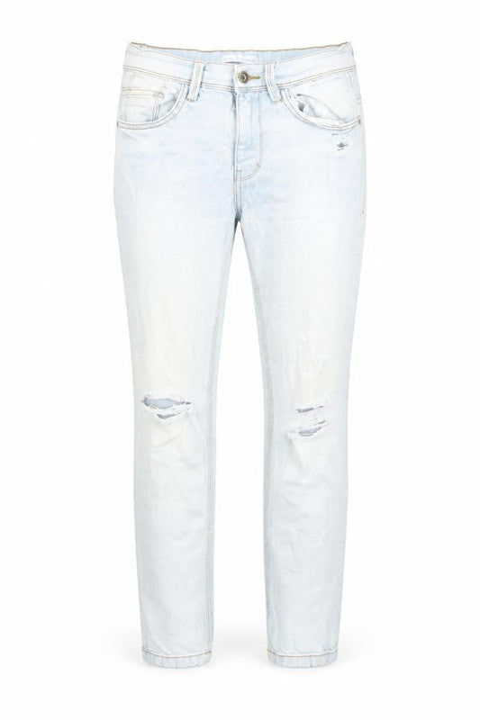 Womens Blue Cotton Skinny Jeans Size 10 Regular Zip