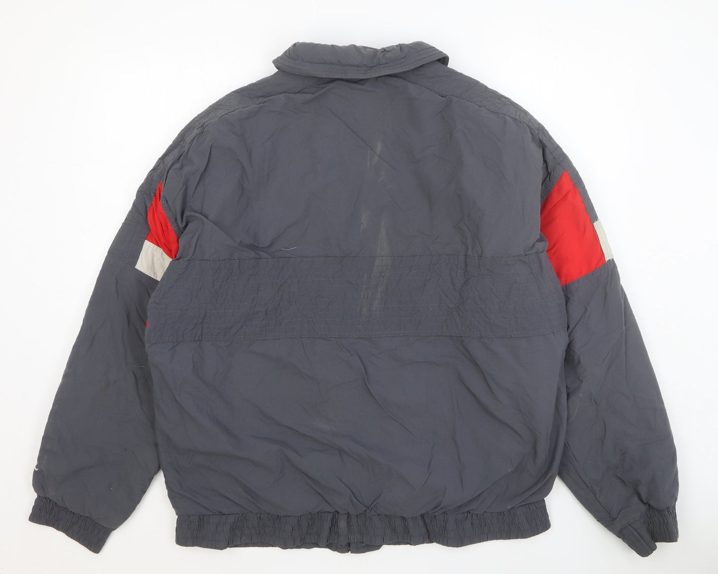 Roffe Mens Green Rain Coat Coat Size L Zip