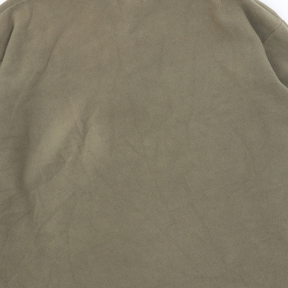 Atlas Mens Brown Polyester Pullover Sweatshirt Size L