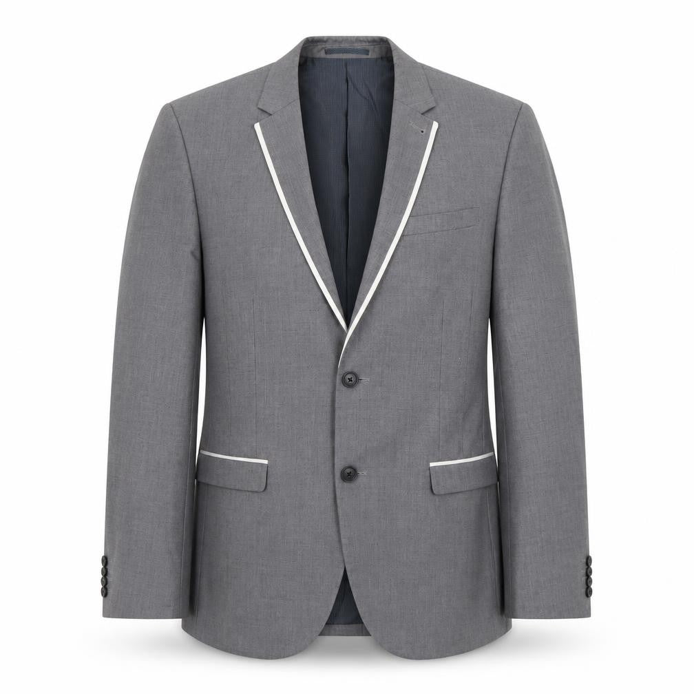 NEXT Mens Grey Polyester Jacket Suit Jacket Size S Regular