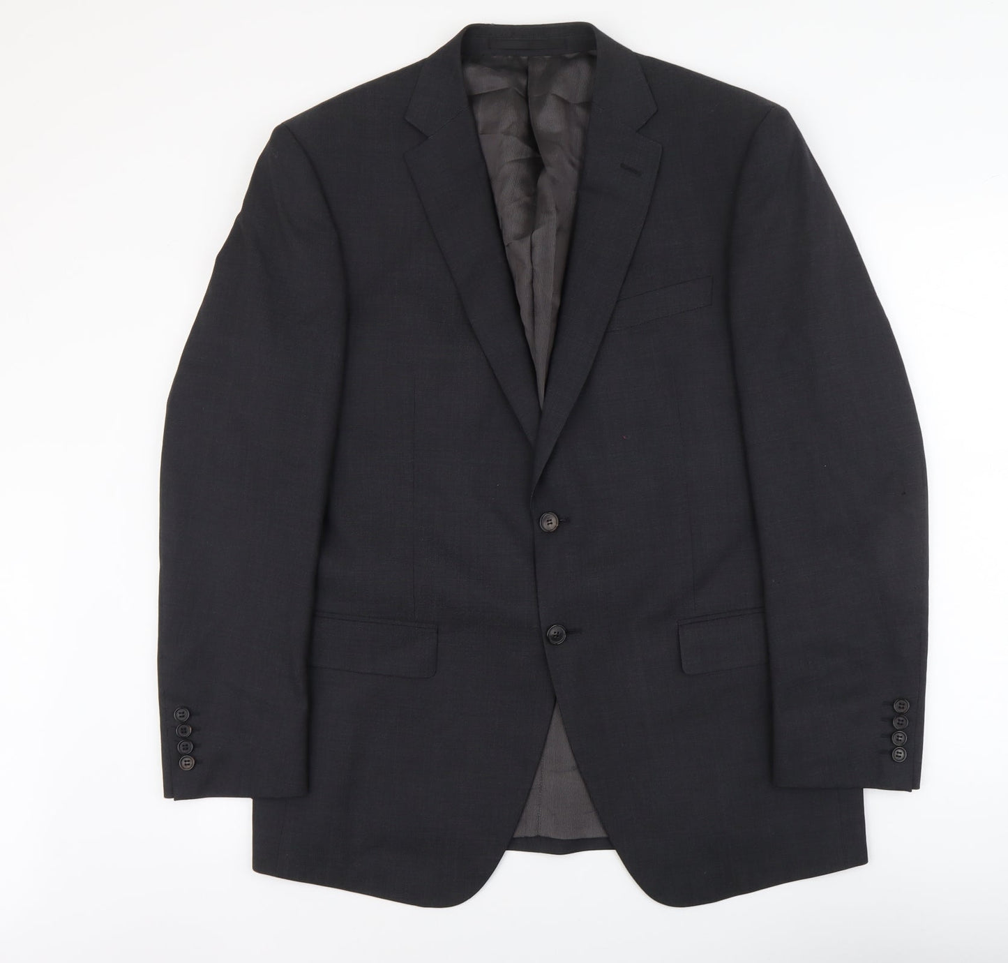 Marks and Spencer Mens Grey Wool Jacket Suit Jacket Size M Regular