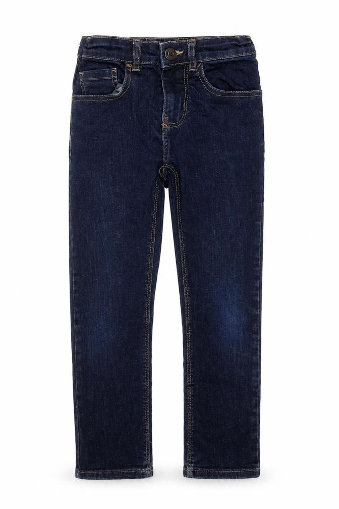 Zara Boys Blue Cotton Straight Jeans Size 9 Months Regular Zip