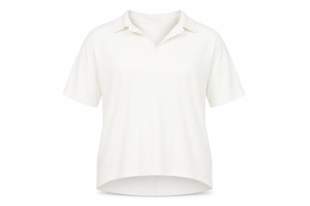 Primark Womens White Polyester Basic Polo Size 12 Collared