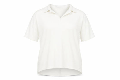 Primark Womens White Polyester Basic Polo Size 12 Collared