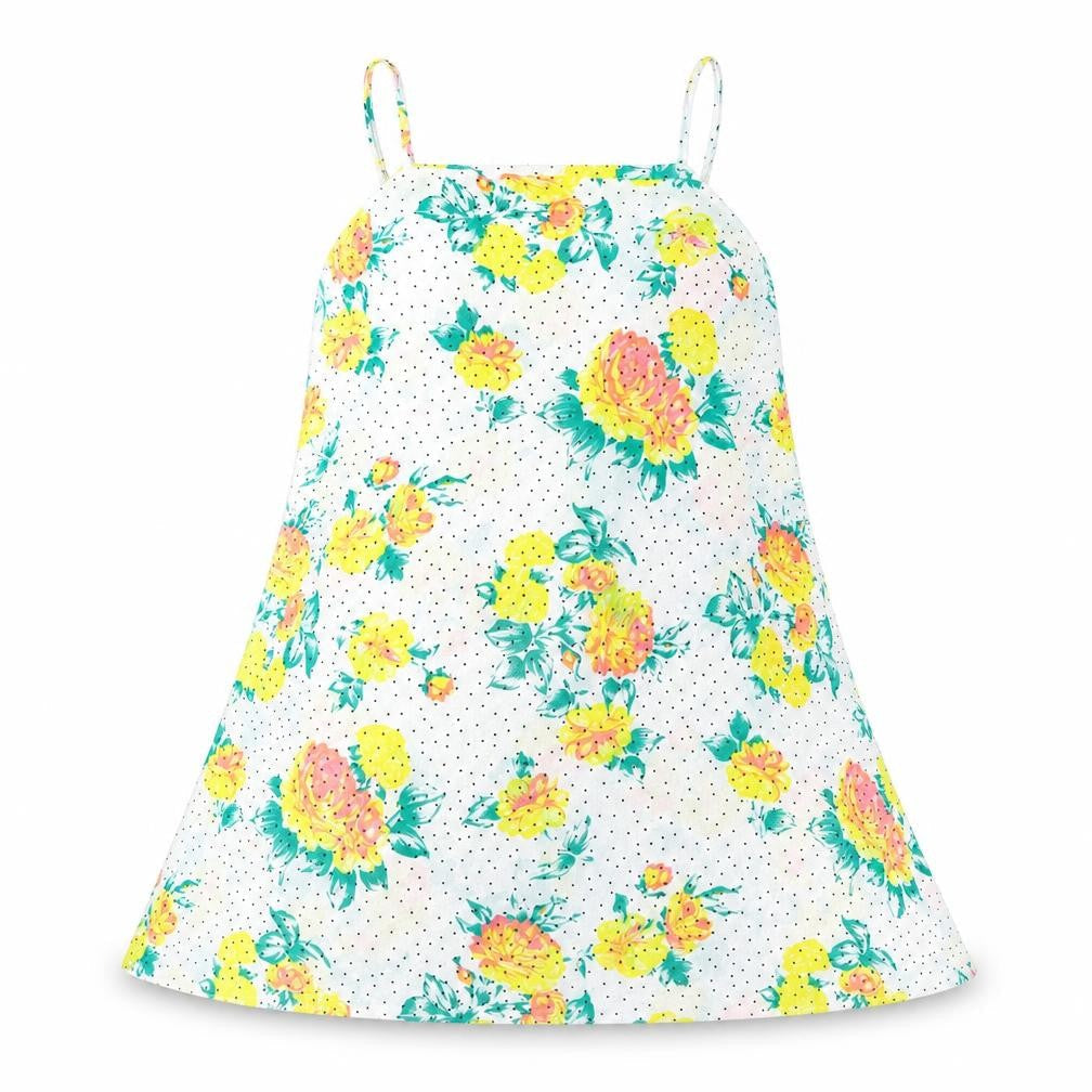 Boohoo Womens White Floral Polyester Trapeze & Swing Size 12 Square Neck Pullover - Polka Dot