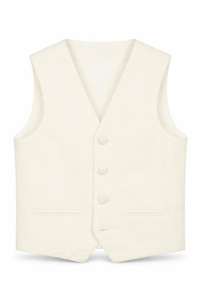 Pronuptia Boys Ivory Jacket Waistcoat Size 5-6 Years Button