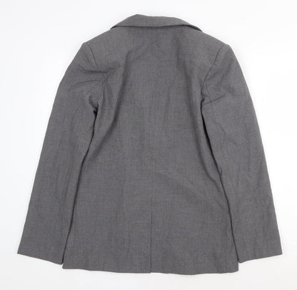 Pull&Bear Mens Grey Jacket Size XS Button