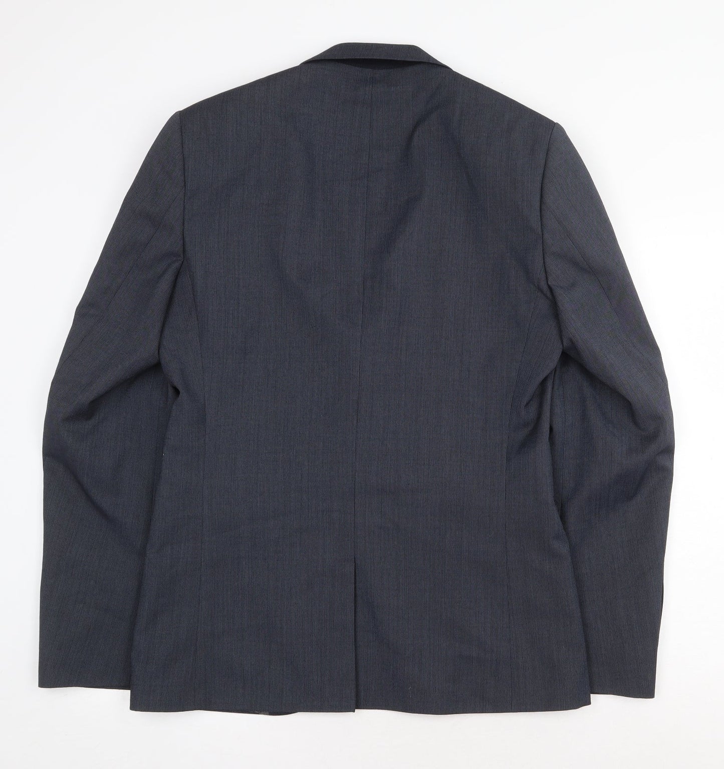 NEXT Mens Blue Polyester Jacket Suit Jacket Size 40 Regular