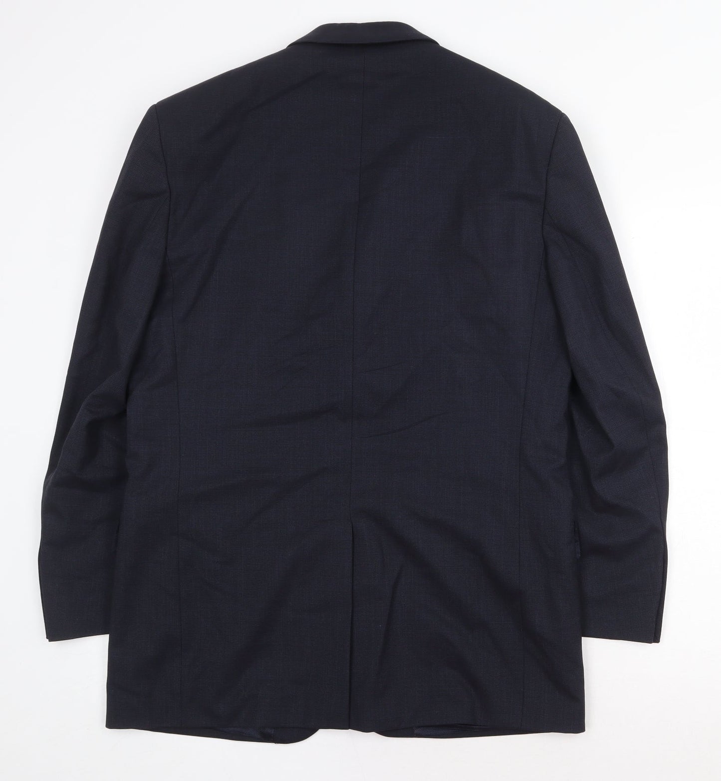 NEXT Mens Blue Viscose Jacket Suit Jacket Size 38 Regular