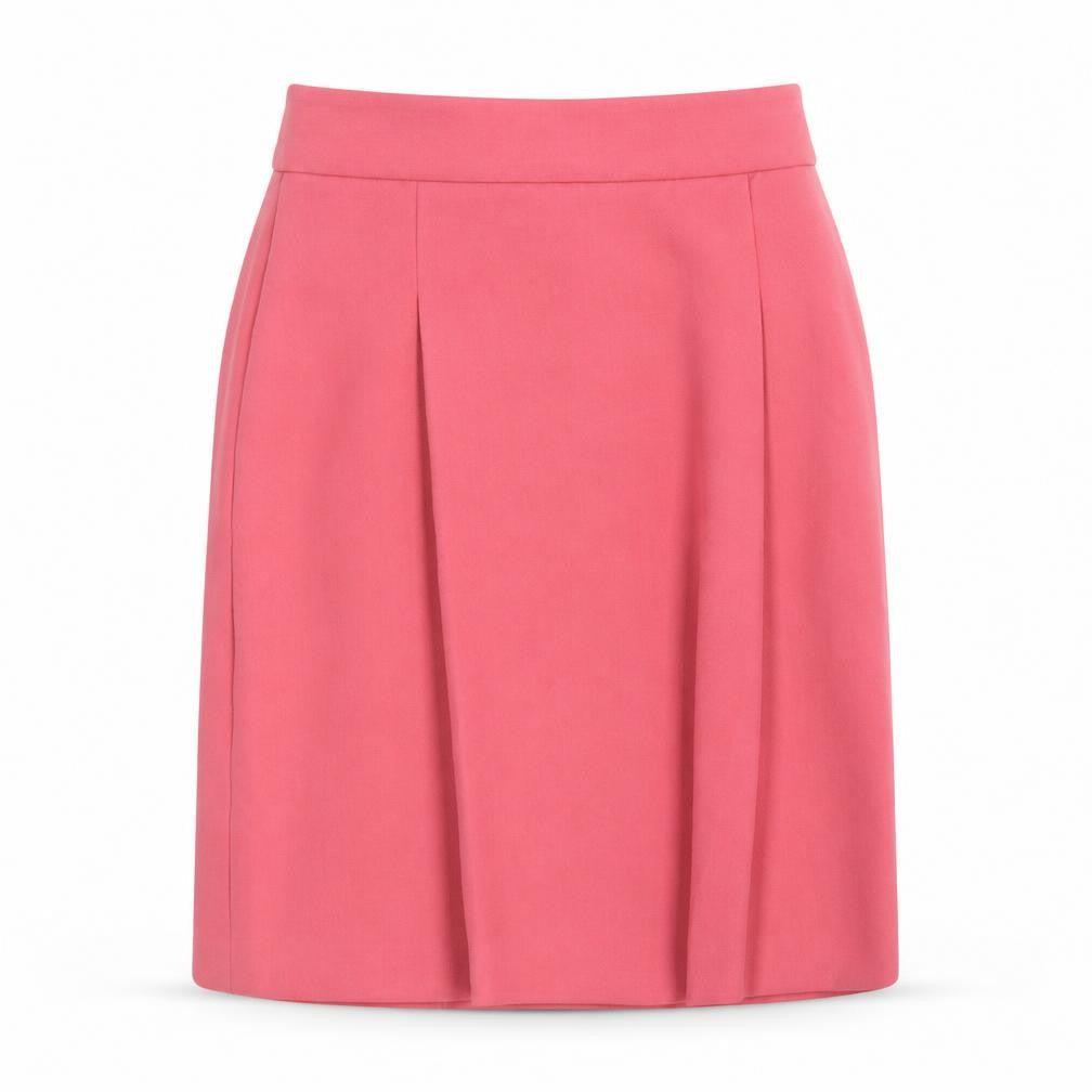 Marks & Spencer Womens Pink Polyester Straight & Pencil Skirt Size 8 Zip