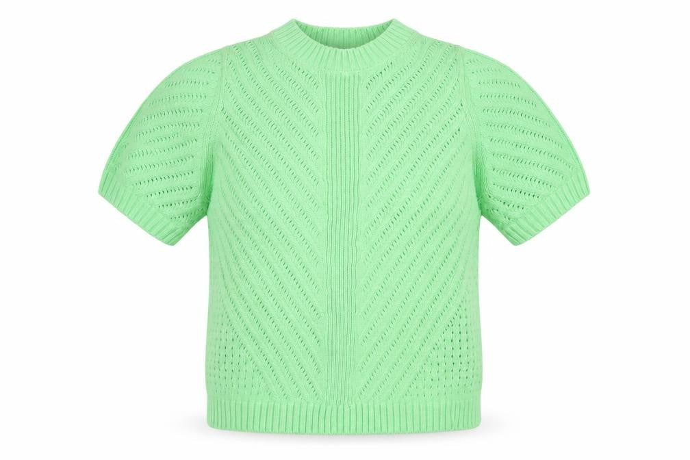 Marks & Spencer Womens Green Roll Neck Cotton Pullover Jumper Size M