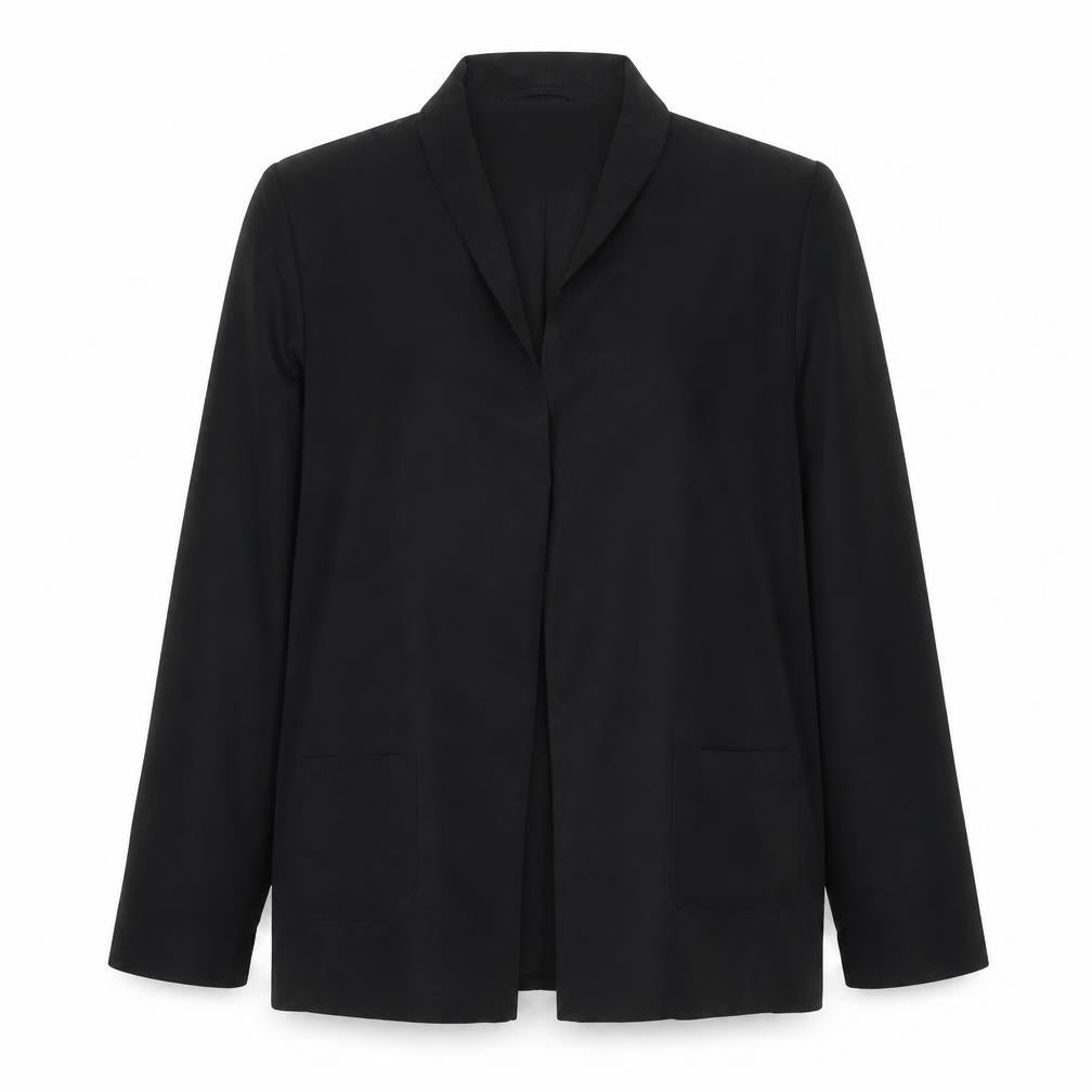 BHS Womens Black Polyester Jacket Blazer Size 14