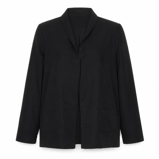 BHS Womens Black Polyester Jacket Blazer Size 14