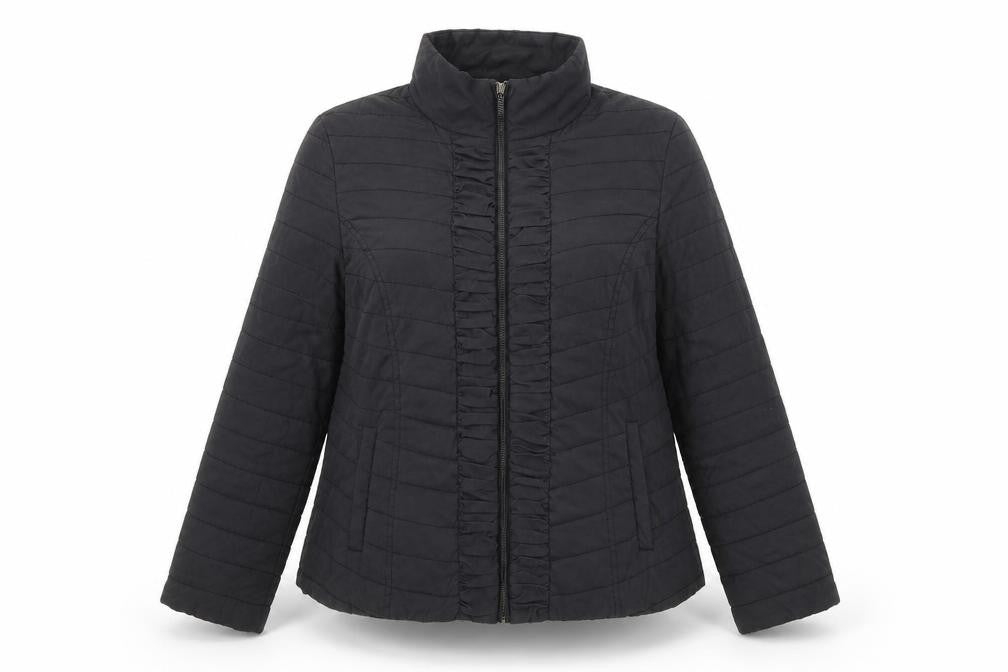 Precis Womens Black Jacket Size 12 Zip