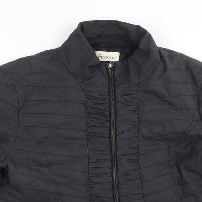 Precis Womens Black Jacket Size 12 Zip
