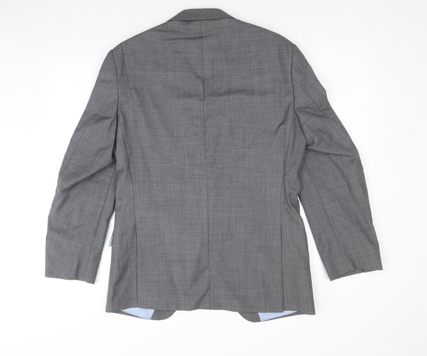 Marks and Spencer Mens Grey Wool Jacket Suit Jacket Size 38 Regular