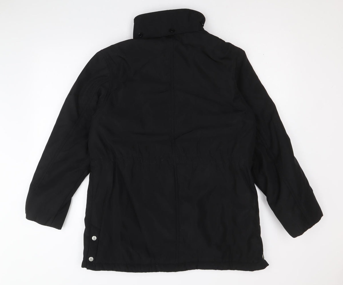 Roman Womens Black Jacket Size M Zip