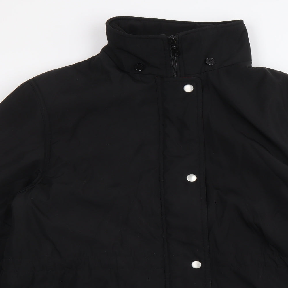 Roman Womens Black Jacket Size M Zip