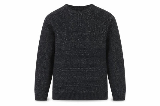 Cedarwood State Mens Blue Round Neck Acrylic Pullover Jumper Size M Long Sleeve