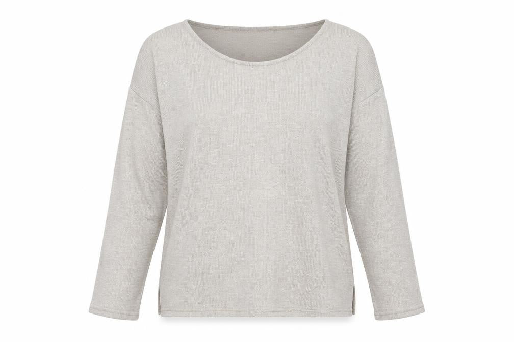 Mango Womens Gold Scoop Neck Viscose Pullover Jumper Size M