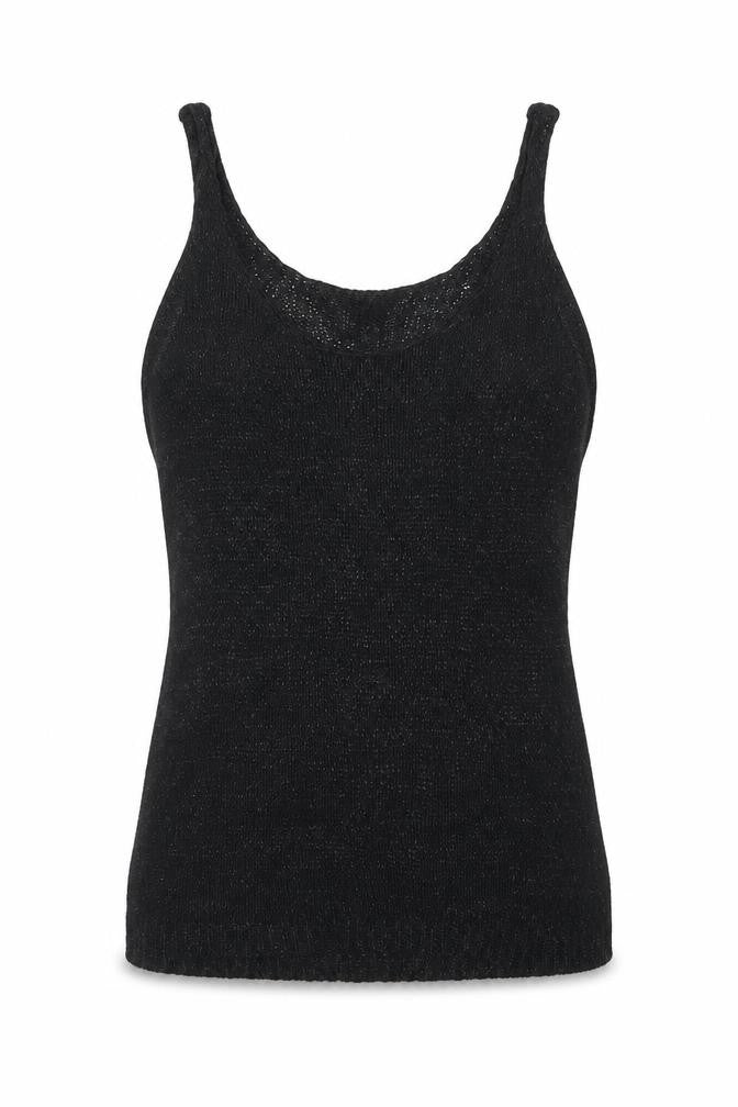 NEXT Womens Black Acrylic Basic Tank Size 8 Round Neck