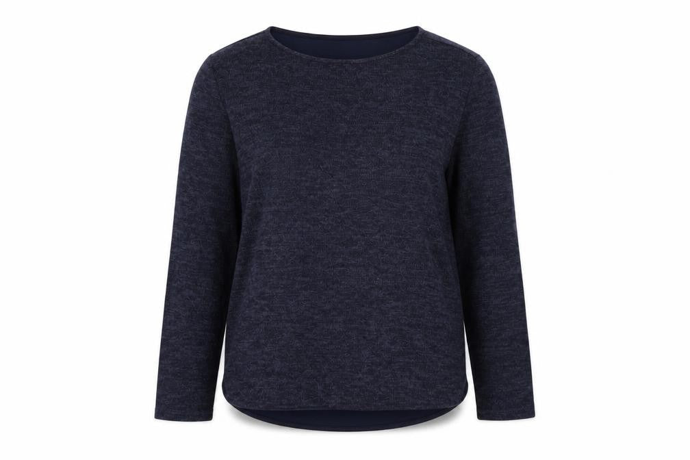 H&M Womens Blue Polyester Pullover Sweatshirt Size M Pullover