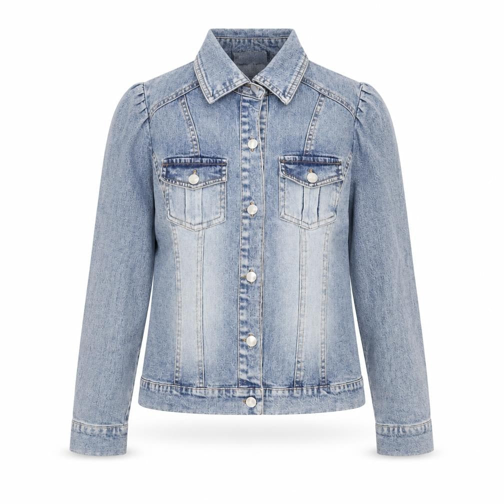 Todays Women Womens Blue Jacket Size 8 Button