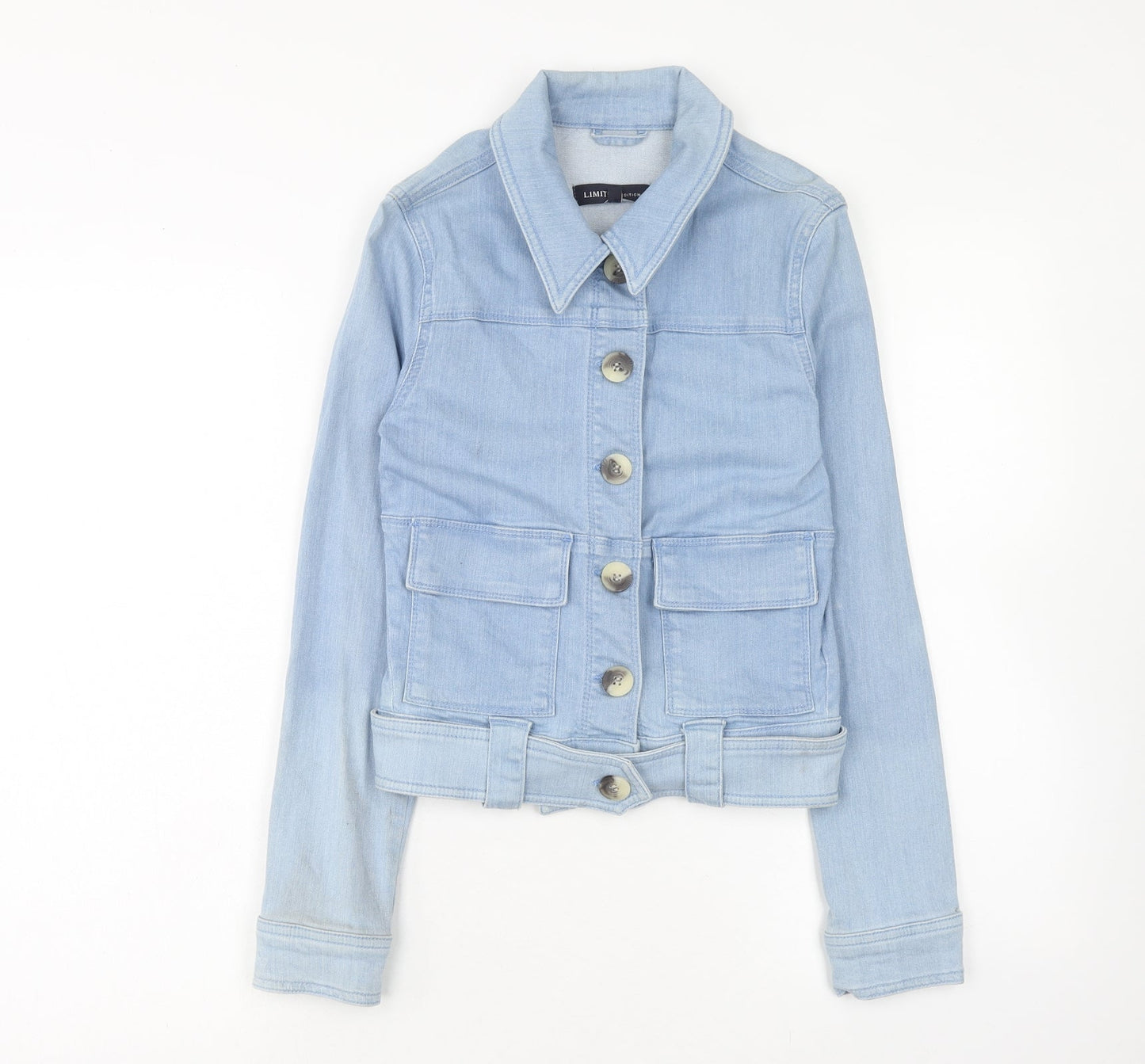 Marks & Spencer Womens Blue Jacket Size 6 Button