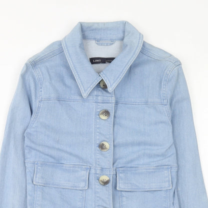 Marks & Spencer Womens Blue Jacket Size 6 Button