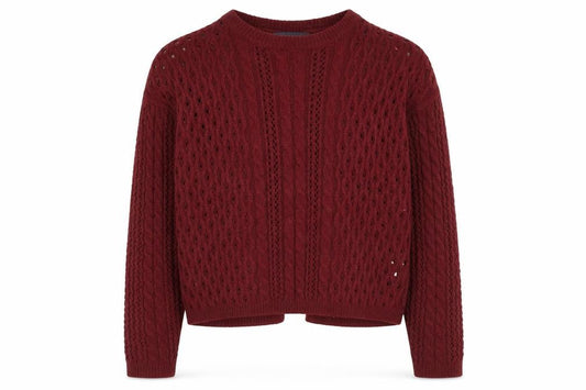 Marks & Spencer Womens Purple Round Neck Acrylic Pullover Jumper Size 14