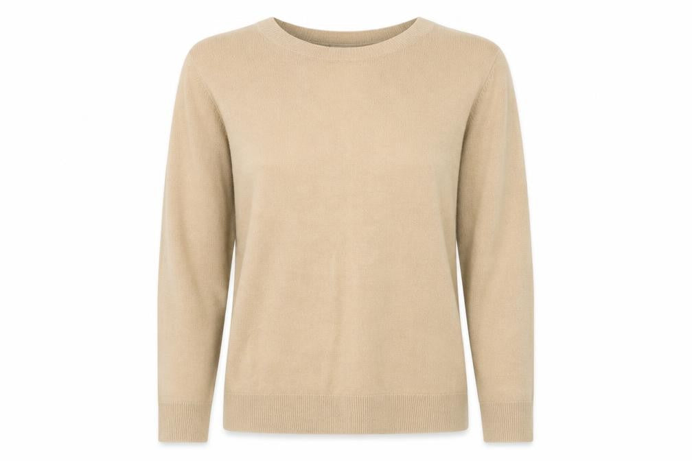 Dorothy Perkins Womens Brown Round Neck Acrylic Pullover Jumper Size 10