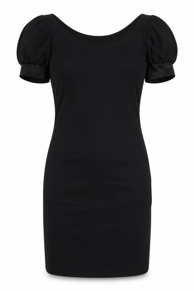 WEST WEBB Womens Black Polyester A-Line Size 12 Boat Neck Pullover