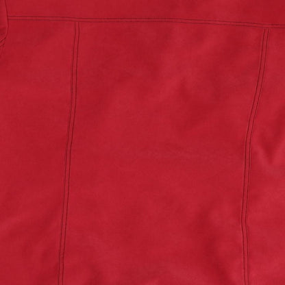 ELVI Womens Red Jacket Size 14 Zip
