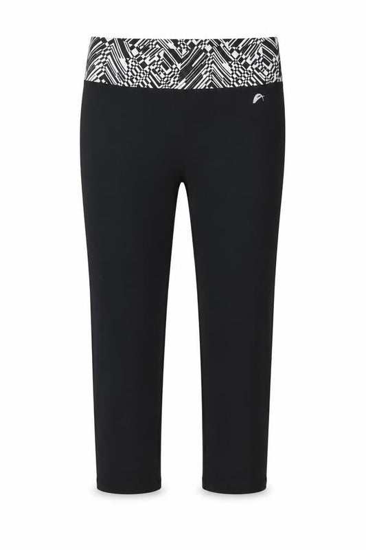 F&F Womens Black Polyester Compression Leggings Size 6 L20 in Regular Pullover