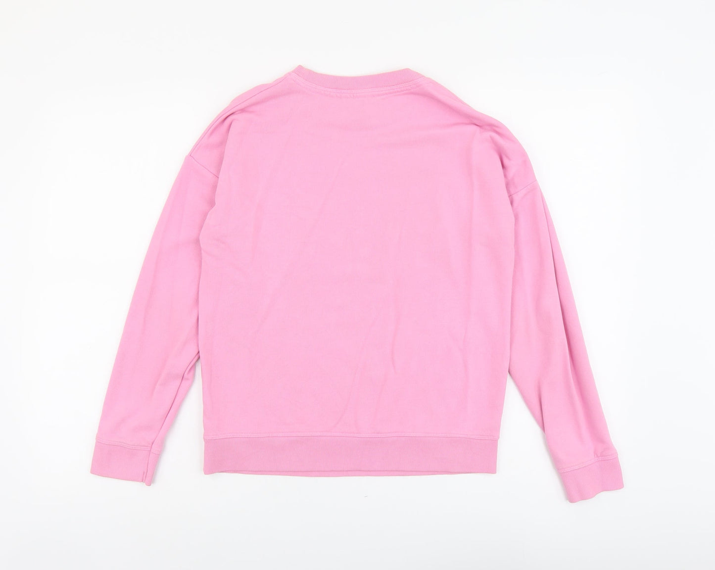 New Look Womens Pink Cotton Pullover Sweatshirt Size 6 Pullover - Chicago