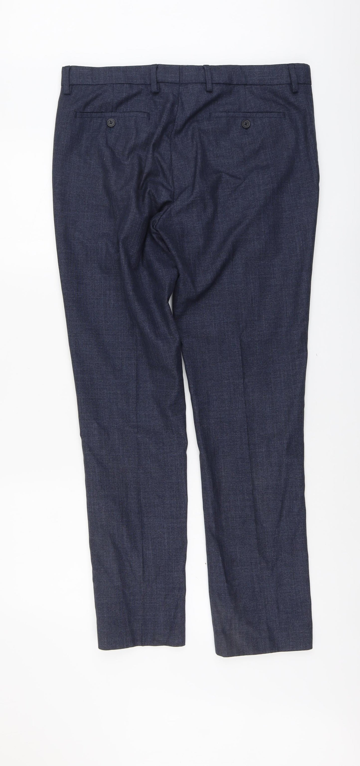 Cedar Wood State Mens Beige Polyester Trousers Size 34 in L30 in Regular Button