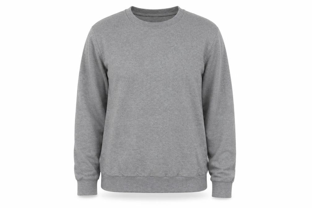Nadasha Womens Grey Cotton Pullover Sweatshirt Size M Pullover - His Queen