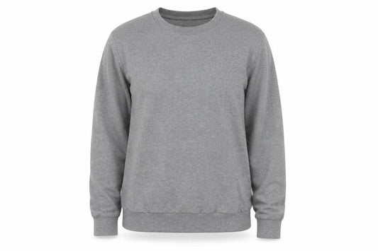 Nadasha Womens Grey Cotton Pullover Sweatshirt Size M Pullover - His Queen