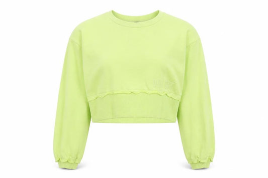 Primark Womens Green Cotton Pullover Sweatshirt Size 2XS Pullover