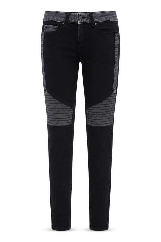 Vero Moda Womens Black Cotton Skinny Jeans Size 26 in L32 in Regular Button