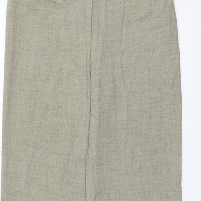 Berkertex Womens Beige Polyester Trousers Size 14 L29 in Regular Button