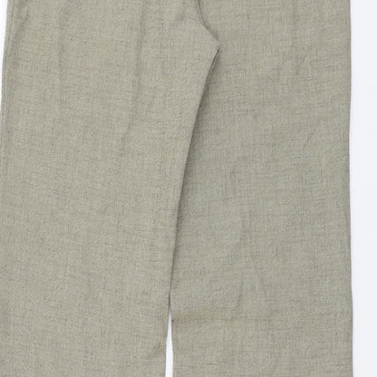 Berkertex Womens Beige Polyester Trousers Size 14 L29 in Regular Button