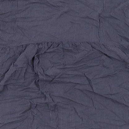 Womens Blue Striped Camel Fit & Flare Size 8 Round Neck Pullover