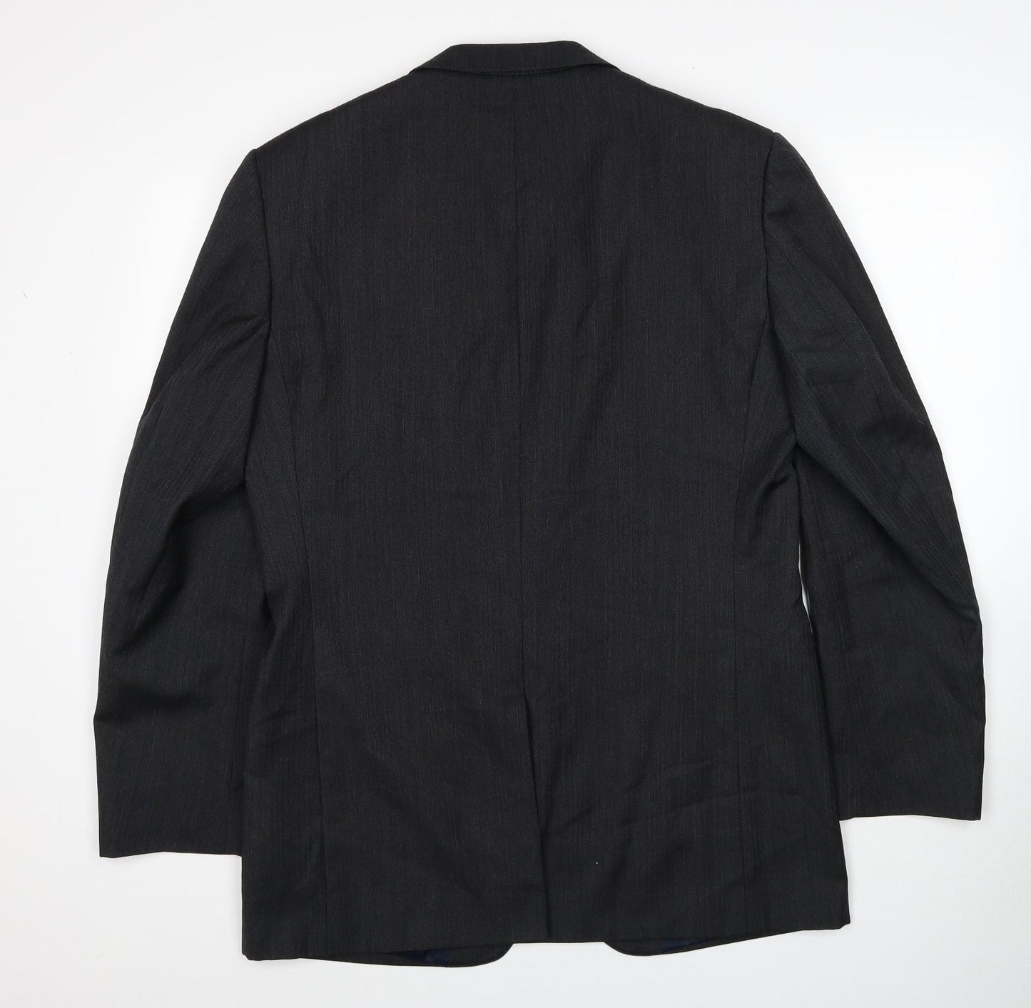 Samuel Windsor Mens Grey Wool Jacket Suit Jacket Size L Regular