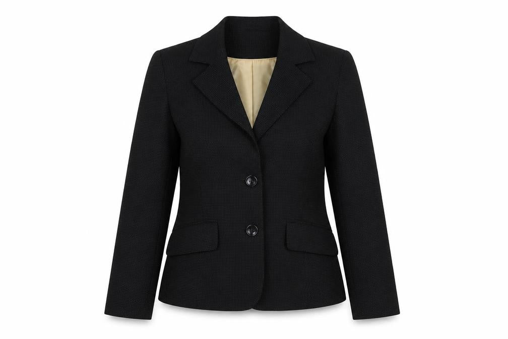 Matalan Womens Black Jacket Blazer Size 8 Button